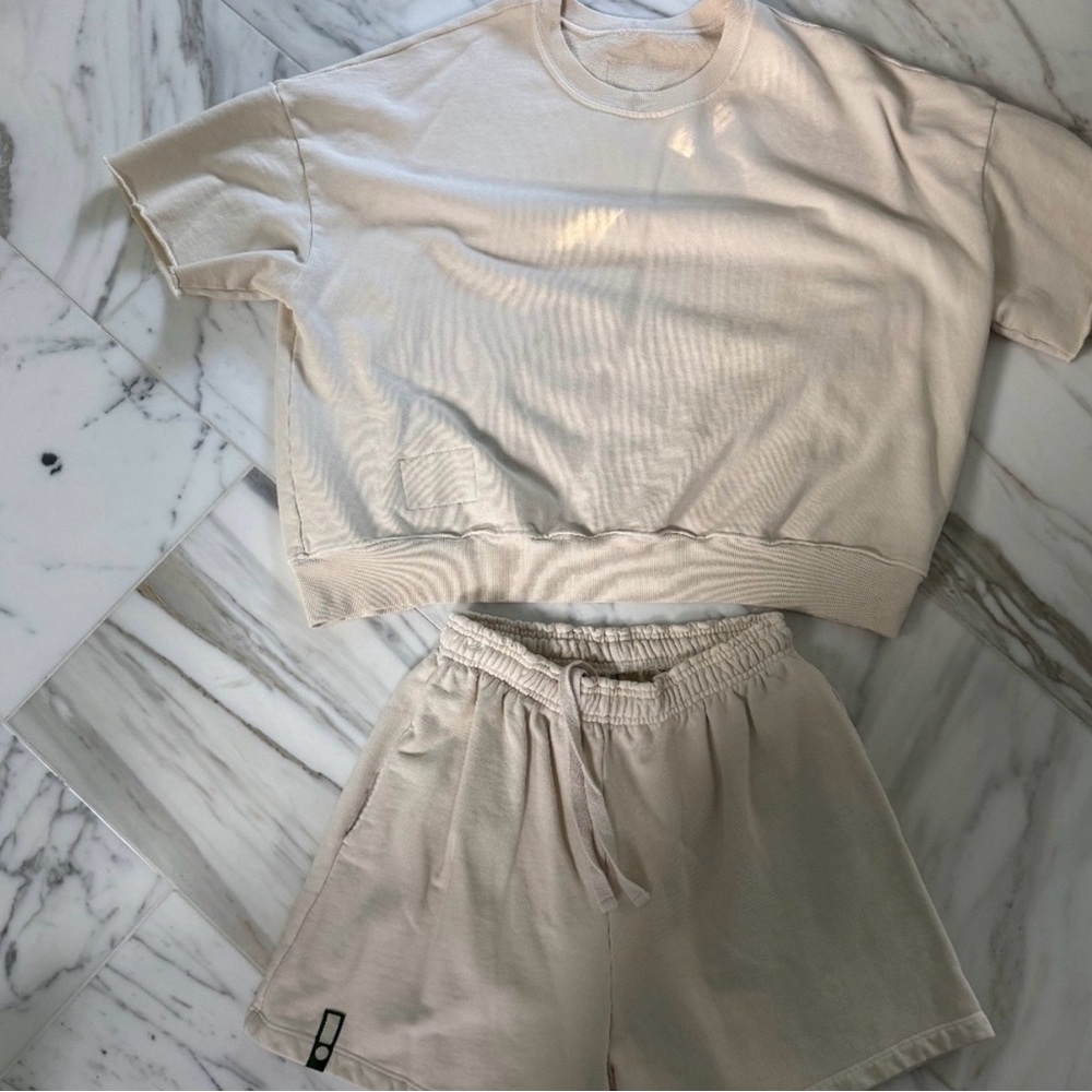 Daily Drills Cream Lounge Set